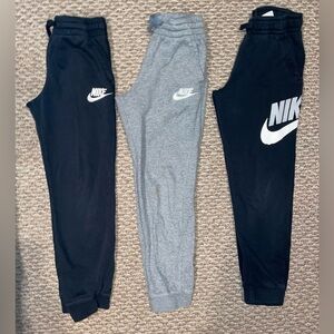 Boys Medium Nike Joggers Sweatpants set of 3